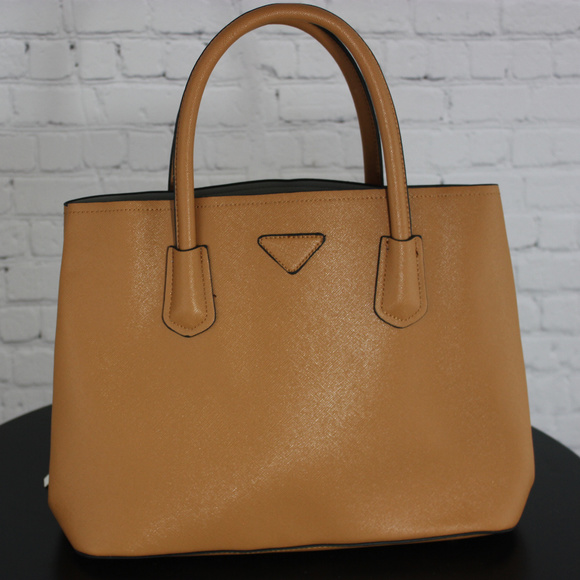 LaTerre Fashion Handbags - Fuoco Tan Tote Bag by La Terre Fashion